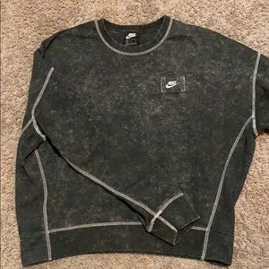 Nike French Terry Crewneck Sweatshirt - Dark Grey